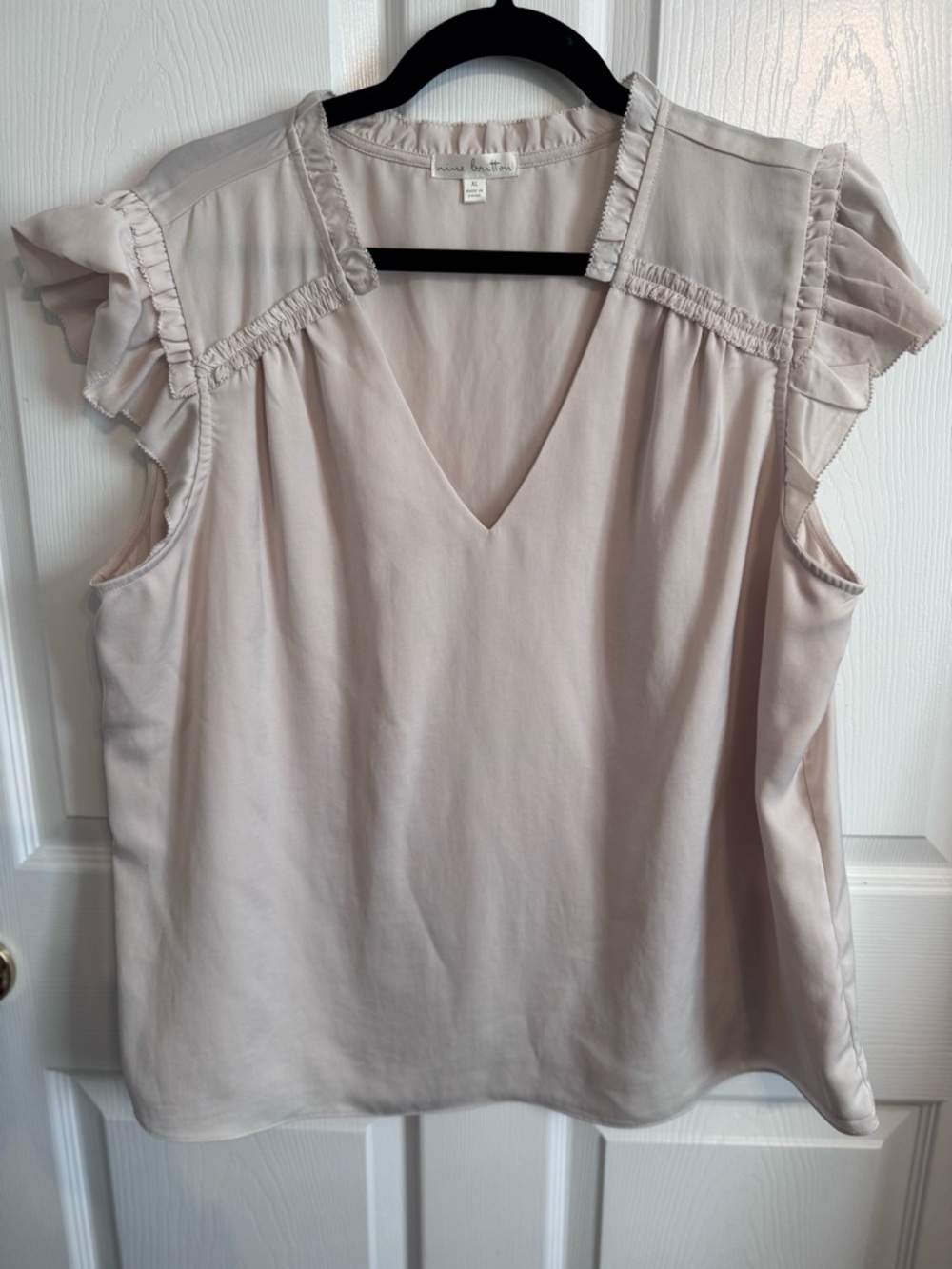 Wyatt Flutter Sleeve Blouse